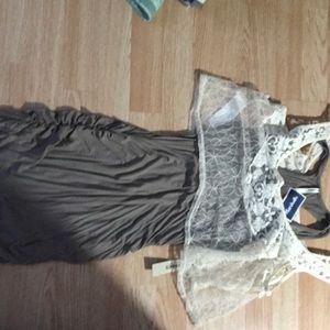 A long dress with cover